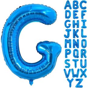 TONIFUL 40 Inch Large Blue Letter A Balloons Giant Alphabet Letter Balloons,Foil Mylar Big Balloons for Birthday Party Anniversary New Year Graduation Supplies Decorations