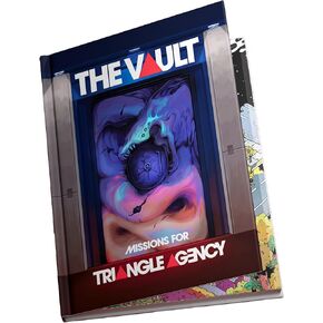 Modiphius Entertainment: The Vault: Missions for Triangle Agency - Hardcover Supplement Expansion RPG Book, Paranormal Investigation, Corporate Horror