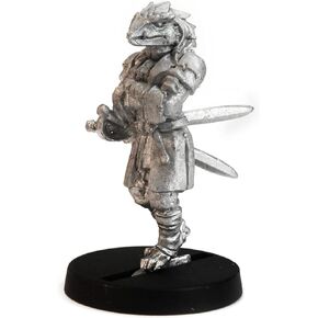 Stonehaven Half-Dragon Duelist Miniature Figure (for 28mm Scale Table Top War Games) - Made in USA