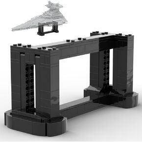 Display Stand for Lego Imperial Star Destroyer 75394, Stable Display Bracket Building Block Set with Clear Instruction for Fans, Adult and Kids 3 Up - 1 Pack