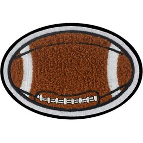 Large Iron on Softball Patches 3-3/4“ Yellow Chenille Patch Letterman Jacket Patches Sport Embroidered Patches Applique Patch for Clothing Jersey Jeans Bag