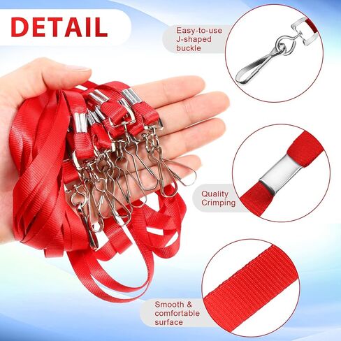 Harloon 300 Pack Clear ID Badge Holder with Lanyard 2.75 x 4.53 Inch Bulk Waterproof Vertical Card Holders with Flat Neck Lanyards and Swivel Hooks for Cruise, School, Office Supplies(Blue) in Kuwait