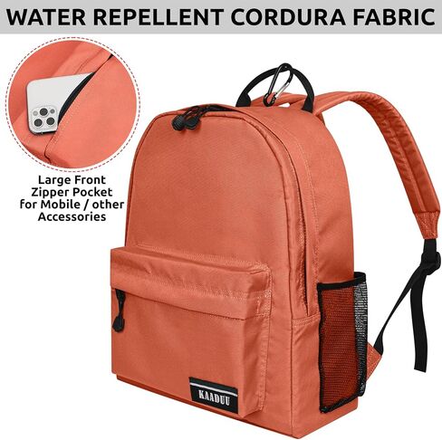 TRAVEL BACKPACK LIGHTWEIGHT CASUAL DAYPACK GYM BACKPACK LAPTOP BACKPACK SPORT BACKPACK RUCKSACK CAMPING BACKPACK 16.5" (Boxter Red) in Saudi Arabia
