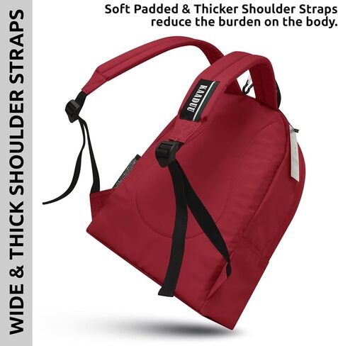 TRAVEL BACKPACK LIGHTWEIGHT CASUAL DAYPACK GYM BACKPACK LAPTOP BACKPACK SPORT BACKPACK RUCKSACK CAMPING BACKPACK 16.5" (Boxter Red) in Saudi Arabia