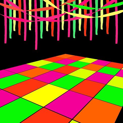 800 قدم من اللافتات الورقية Crepe 8 رولز Glow Party Crepe Paper Streamer Neon FluorScent For Halloween Party Neon Party Wedding Supplies in Kuwait