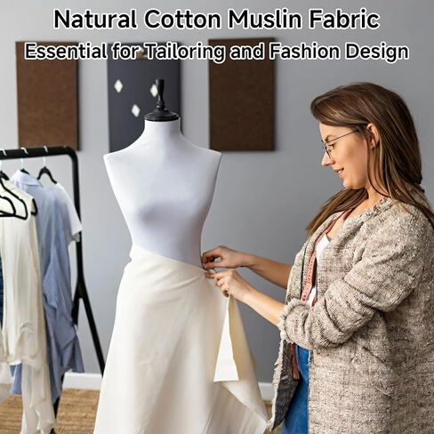 Simple & Opulence 100 ٪ نسيج شاش من القطن بعرض 58 بوصة بواسطة الفناء ، نسيج خفيف الوزن غير مبيد للخياطة ، مواد اللف ، النسيج ، قماش الملابس (5 ياردات) in Kuwait