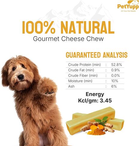 Premium Himalayan Yak Cheese Chew for Dog - Natural, High-Protein & Long-Lasting Treats for Aggressive Chewers & All Dog Sizes – Gluten, Grain & Lactose Free (Large, Pack of 1 - Strawberry) in Saudi Arabia