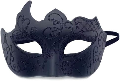 Men Masquerade Mask Venetian Mask Greek Roman Mask Mardi Gras Mask Masquerade Mask for Men (Blue) in Saudi Arabia