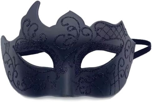 Men Masquerade Mask Venetian Mask Greek Roman Mask Mardi Gras Mask Masquerade Mask for Men (Blue) in Saudi Arabia