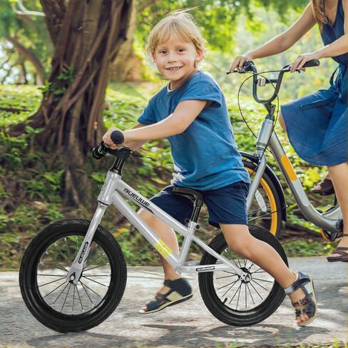 16 Inch Balance Bike for Big Kids Ages 4-8 Years Old Boys and Girls, No Pedal Sports Training Bicycle, Adjustable Seat Pneumatic Tires Quick Assembly in Saudi Arabia