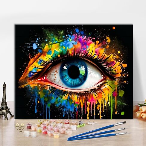 TUMOVO Paint by Numbers Kit for Adults Adorable Kitten Witch Brewing Magic Potion DIY Paint by Numbers for Adults Cat Oil Painting with Brushes Adult Paint by Number Kits Art Crafts 16x20 in in Saudi Arabia