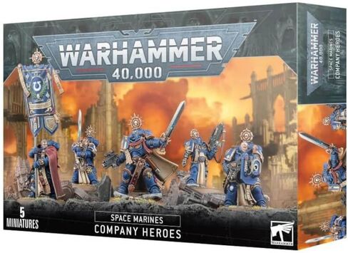 ورشة ألعاب - Warhammer 40،000 - SPACE Marines: Company Heroes (2023 Edition) ، Blue in Saudi Arabia