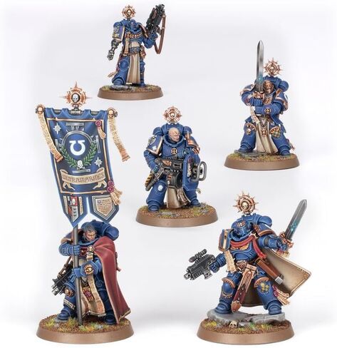 ورشة ألعاب - Warhammer 40،000 - SPACE Marines: Company Heroes (2023 Edition) ، Blue in Saudi Arabia