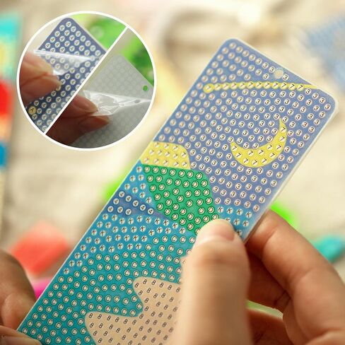 SWATOM 6 PCS 5D Diamond Painting Laink Lainks Sun & Moon Acrylic Diamond Art Mongmark with Diy Painting kits و Wood Beads Bendant Rhinestone Stowers (Sun & Moon Nature 6 PCS) in Kuwait