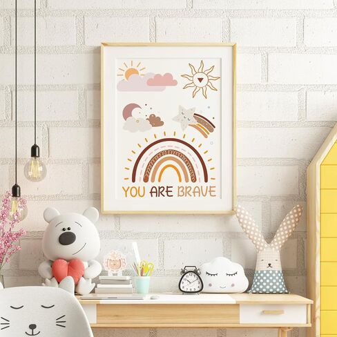12 Sheets Rub on Transfers for Crafts and Furniture Boho Inspirational Rub on Transfers Stickers Rub on Decals for Nursery Toddler Boys Girls Wall Furniture Decor in Saudi Arabia