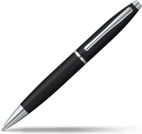 Cross Calais Refillable Ballpoint Pen, Medium Ballpen, Includes Premium Gift Box - Satin Chrome in Saudi Arabia