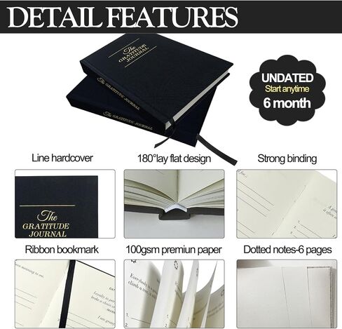 Gratitude Journal for Women - Quick Guided Daily Prompts with Positive Affirmations, Mindfulness Exercises for Happiness, Reflection & Wellness Self Care (5-Minute Routine) in Saudi Arabia