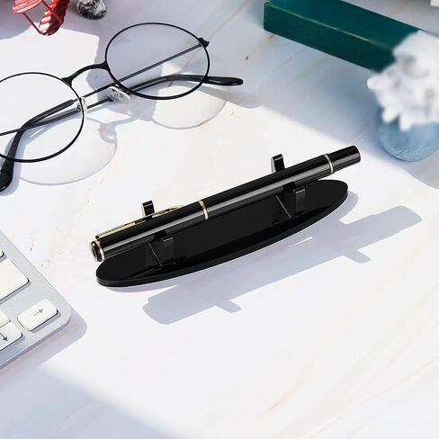 2 Pcs Acrylic Desk Pen Holders Desk Top Single Pen Holders Ballpoint Pen Display Racks Pencil Display Stands Desktop Pen Organizers for Home School Office Clear in Saudi Arabia