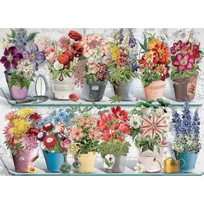 Cobble Hill 1000 Piece Puzzle - Beaucoup Bouquet - Sample Poster Included