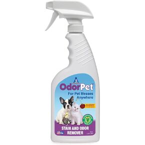 Stain & Odor Eliminator | Enzyme Cleaner for Pet Odor & Stain Remover for Dogs and Cat Urine, Vomit | Spot Carpet Cleaner | Small Animal Odor Remover - Cherry Scent (16oz)