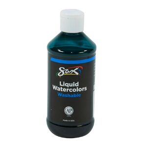 Sax Liquid Washable Watercolor Paint, 8 Ounces, Blue-Green