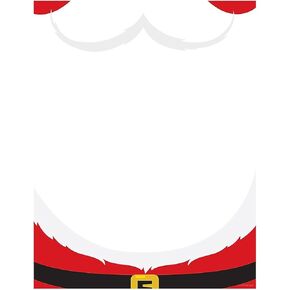 Great Papers! Santa's Beard Letterhead, 8.5" x 11", 80 Count (2019106)