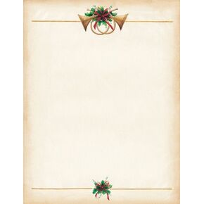 Masterpiece Antique Horns Letterhead - 8.5 x 11 - 100 Sheets