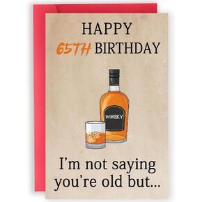 Funny 60th Birthday Card & Gifts for Women Men, 60th Birthday Decorations for Mom Dad Grandma Grandpa, Gifts for 60 Year Old Woman Man