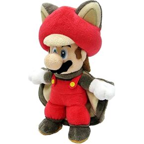 Little Buddy 1310 Super Mario Flying Squirrel Mario Plush, 9"