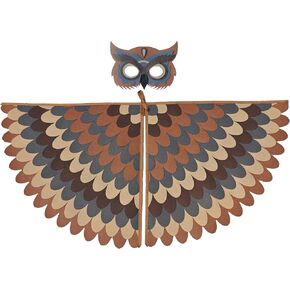 Bird Wings Shawl for Kids, Felt Feathered Bird Animal Role Play Costume Halloween Party Festival Cosplay Costumes