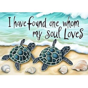 CEOVR Diamond Painting Kits, Sea Turtle Diamond Art Dots for Adults Beginners, 5D Full Drill DIY Crystal Gem Art, Adult Crafts Kits Arts and Crafts, Wall Decor for Home Office 12x16inch