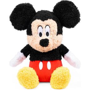 Jay Franco Disney Mickey Mouse Fuzzy Plush Pillow Buddy - Super Soft Stuffed Pillow - Polyester Microfiber