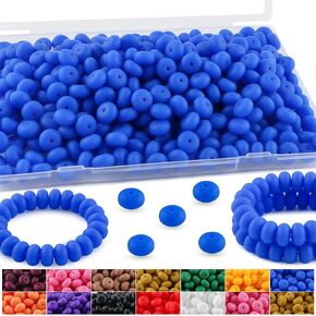 220Pcs Silicone Abacus Beads,14mm Lentil Silicone Beads for Keychain Making, Pens and DIY Craft Accessories（Multicolor Vibrant）