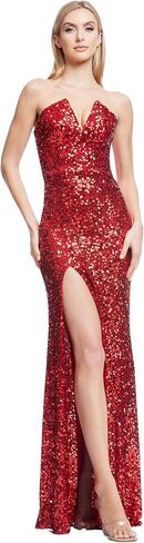 فستان Fernanda Mermaid بطول الأرض للنساء من Dress the Population in Kuwait