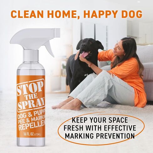 EBPP Stop the Spray - Dog & Puppy Pee Marking Repellent - Pet Training Spray - Puppy Potty Training Spray for Dogs - Dog Pee Stopper - Pee Deterrent for Dogs - No Marking Spray for Dogs Indoor 8oz in Saudi Arabia