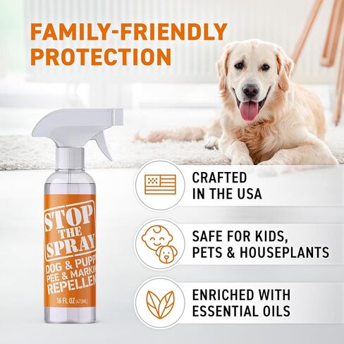 EBPP Stop the Spray - Dog & Puppy Pee Marking Repellent - Pet Training Spray - Puppy Potty Training Spray for Dogs - Dog Pee Stopper - Pee Deterrent for Dogs - No Marking Spray for Dogs Indoor 8oz in Saudi Arabia