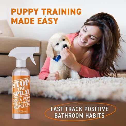 EBPP Stop the Spray - Dog & Puppy Pee Marking Repellent - Pet Training Spray - Puppy Potty Training Spray for Dogs - Dog Pee Stopper - Pee Deterrent for Dogs - No Marking Spray for Dogs Indoor 8oz in Saudi Arabia