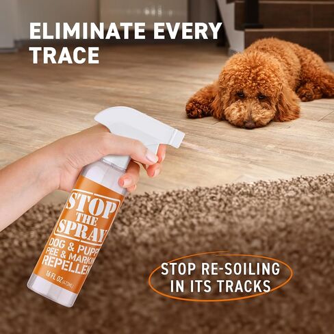 EBPP Stop the Spray - Dog & Puppy Pee Marking Repellent - Pet Training Spray - Puppy Potty Training Spray for Dogs - Dog Pee Stopper - Pee Deterrent for Dogs - No Marking Spray for Dogs Indoor 8oz in Saudi Arabia