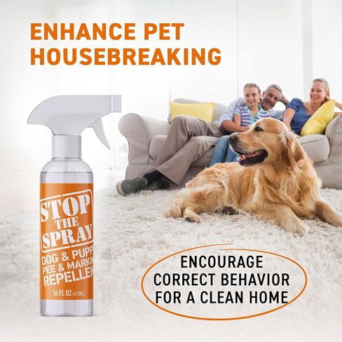 EBPP Stop the Spray - Dog & Puppy Pee Marking Repellent - Pet Training Spray - Puppy Potty Training Spray for Dogs - Dog Pee Stopper - Pee Deterrent for Dogs - No Marking Spray for Dogs Indoor 8oz in Saudi Arabia