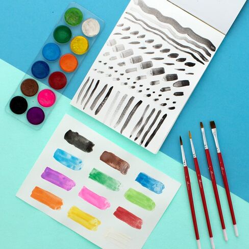 Hello, Artist! Watercolor Set 17 Pieces, 12 Colors, Assorted in Saudi Arabia
