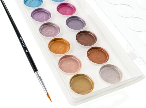 Hello, Artist! Watercolor Set 17 Pieces, 12 Colors, Assorted in Saudi Arabia