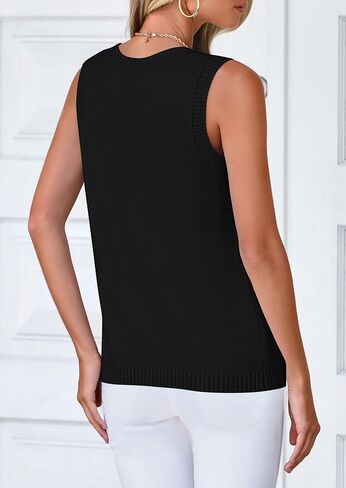 PRETTYGARDEN Sweater Vest Women Summer Tank Tops 2025 Sleeveless Button Down Trendy Clothes Business Casual Knit Outfits in Kuwait