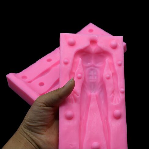 3D Human Body Silicone Clay Mold, Large Human Sculpture Polymer Mold Full Body Mold for Polymer Clay Craft (Large Man Body) in Saudi Arabia