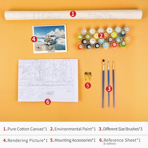 Vase Paint by Numbers Abstract Book, Beside the Window Paint by Numbers Kit for Adults, DIY Acrylic Paint by Numbers Kits on Canvas, Cozy Time oil Painting for Gift Home Wall Decor 16"x20"(Frameless) in Saudi Arabia