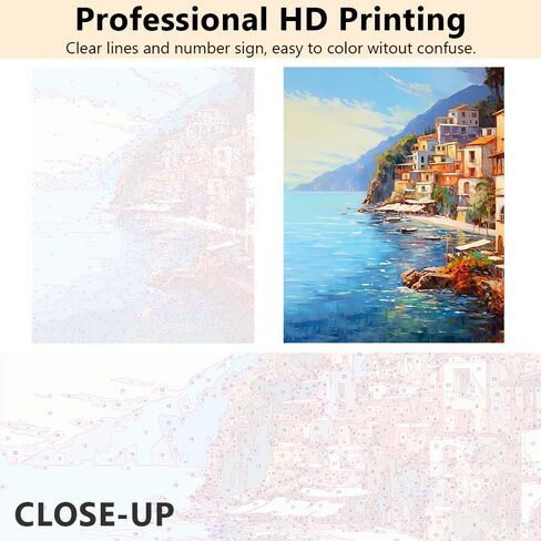 Vase Paint by Numbers Abstract Book, Beside the Window Paint by Numbers Kit for Adults, DIY Acrylic Paint by Numbers Kits on Canvas, Cozy Time oil Painting for Gift Home Wall Decor 16"x20"(Frameless) in Saudi Arabia