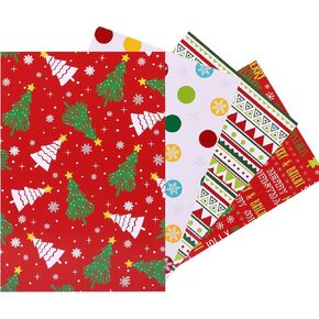 Moretoes 12pcs Christmas Gift Boxes with Lids, Red and White Christmas Shirt Boxes, Xmas Tree, Boho Style, Snowflake Gift Boxes for Wrapping Gifts (14.25'' x 9.5'' x 2'')
