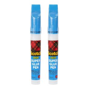 Scotch Super Glue Pen, .07 oz, Fast Drying Liquid Formula (AD126-P) Clear