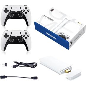 Wireless Retro Game Console, 20000+ games Retro Gaming Console, Retro Game Stick, Plug & Play Video TV Retro Game Stick, Built-in 64G, 9 Emulators, Premium Gaming Dual Controllers (M15-64G)