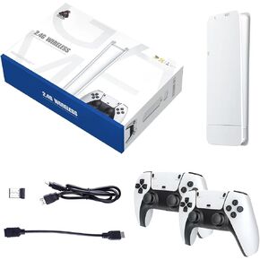 Wireless Retro Game Console, 20000+ games Retro Gaming Console, Retro Game Stick, Plug & Play Video TV Retro Game Stick, Built-in 64G, 9 Emulators, Premium Gaming Dual Controllers (M15-64G)