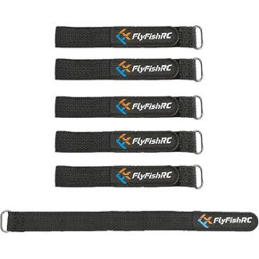 6pcs RC Models FPV Battery Straps Batteries Strap 20x200mm Tie Down Fiber Rubberized Straps Non-Slip for FPV Drone Helicopters Planes Cars Tanks